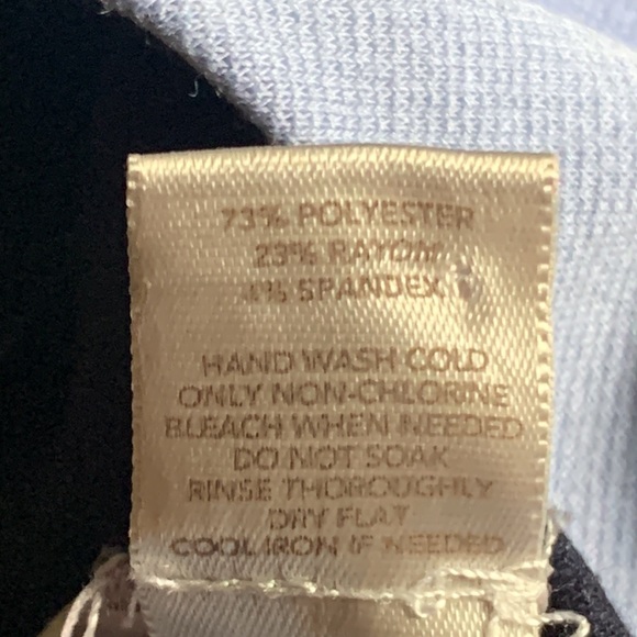 Loft Blue White Color Block sheath Dress - Picture 4 of 4